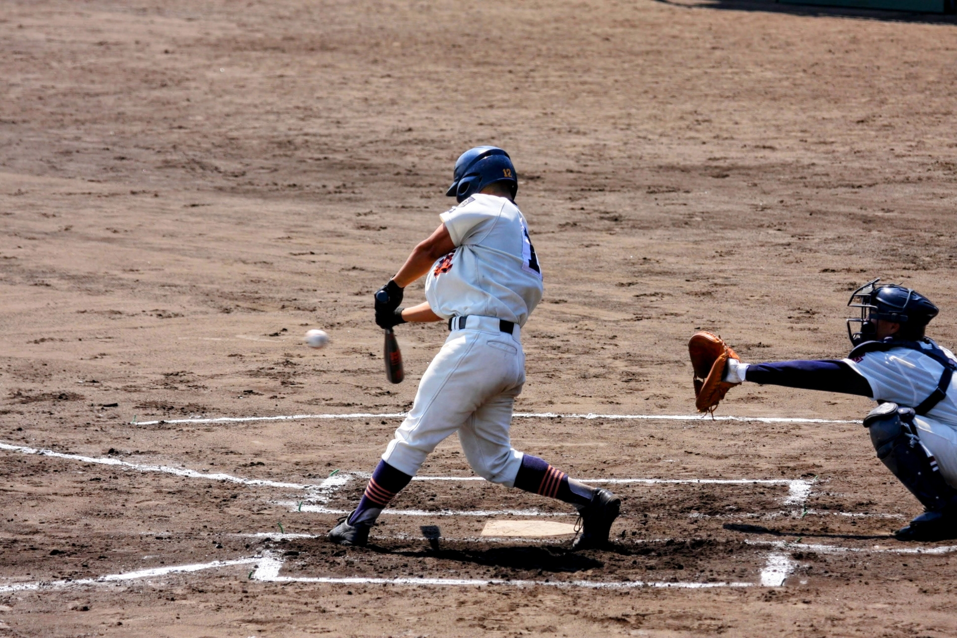 野球部の試合風景
