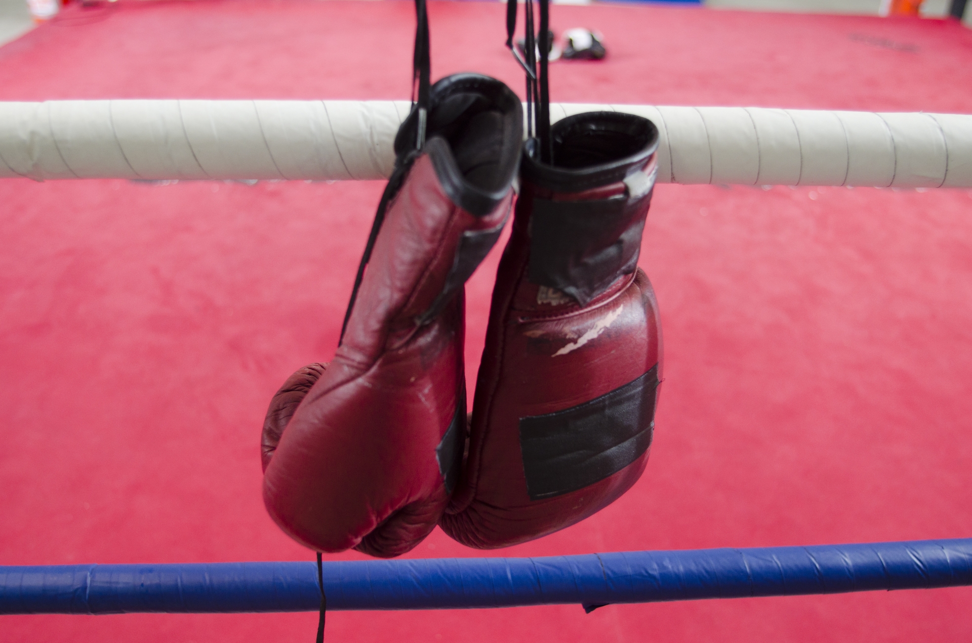 ボクシング部の練習風景